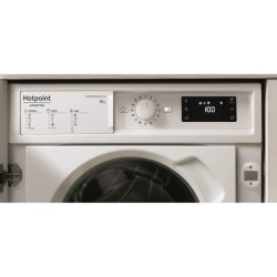 Lave-linge hublot encastrable HOTPOINT BIWMHG81485EU - 8 kg - Inductio