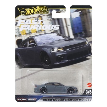 Voiture - Hot Wheels - Fast & Furious - Métal premium - Échelle 1/64 - Multicolore