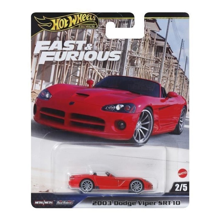 Voiture - Hot Wheels - Fast & Furious - Métal premium - Échelle 1/64 - Multicolore Voiture - Hot Wheels - Fast & Furious - Métal premium - Échelle 1/64 - Multicolore