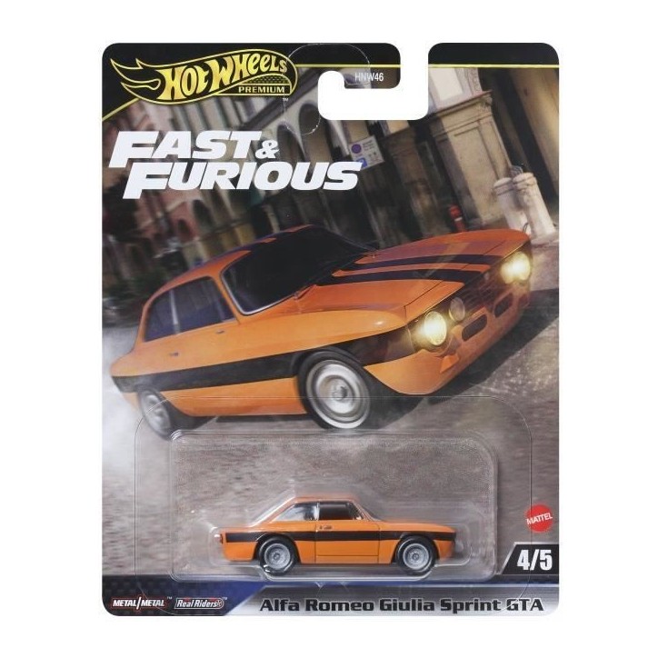 Voiture - Hot Wheels - Fast & Furious - Métal premium - Échelle 1/64 - Multicolore Voiture - Hot Wheels - Fast & Furious - Métal premium - Échelle 1/64 - Multicolore