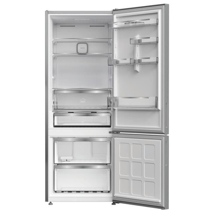 Réfrigérateur combiné - HOTPOINT - HPAK26472XP4E - Classe E - 475 L - 70 x 74,5 x 187 cm - Inox Réfrigérateur combiné - HOTPOINT - HPAK26472XP4E - Classe E - 475 L - 70 x 74,5 x 187 cm - Inox