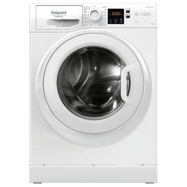 Lave-linge hublot HOTPOINT NS11469FWKFR - 11 kg - Induction - L60cm - 1400 trs/min - Classe A - Blanc Lave-linge hublot HOTPOINT NS11469FWKFR - 11 kg - Induction - L60cm - 1400 trs/min - Classe A - Blanc