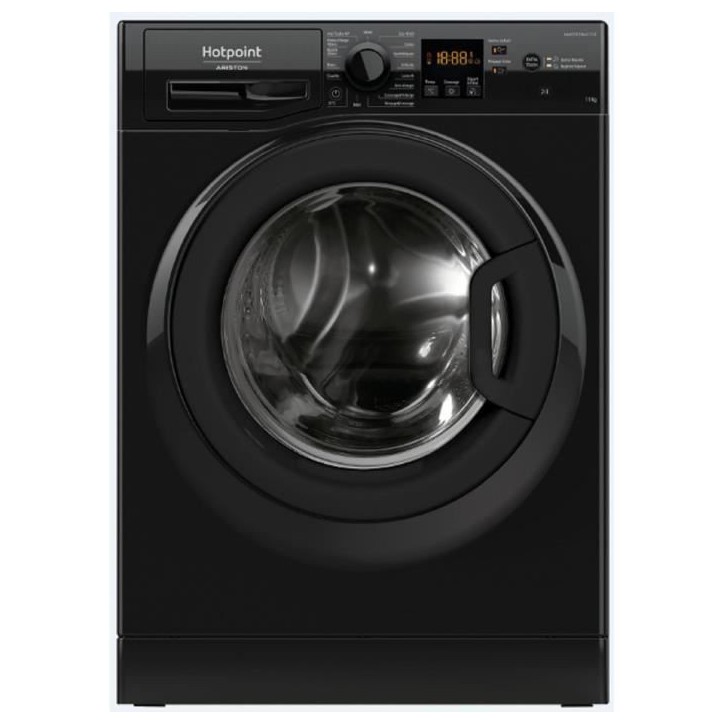 Lave-linge hublot HOTPOINT NS11469FBKFR - 11 kg - Induction - L60cm - 1400 trs/min - Classe A - Noir Lave-linge hublot HOTPOINT NS11469FBKFR - 11 kg - Induction - L60cm - 1400 trs/min - Classe A - Noir