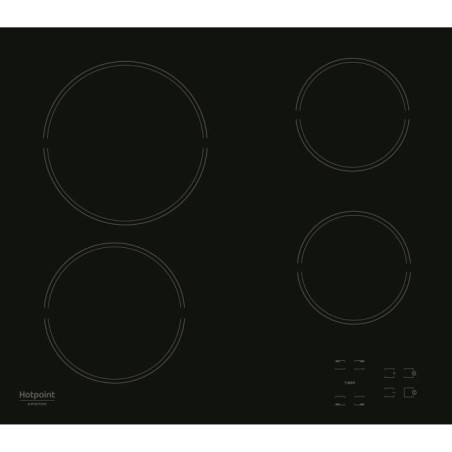 Table de cuisson vitrocéramique - HOTPOINT - HR631C - 4 foyers - 60 c