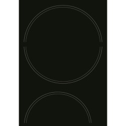 Table de cuisson vitrocéramique - HOTPOINT - HR631C - 4 foyers - 60 c