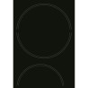 Table de cuisson vitrocéramique - HOTPOINT - HR631C - 4 foyers - 60 c