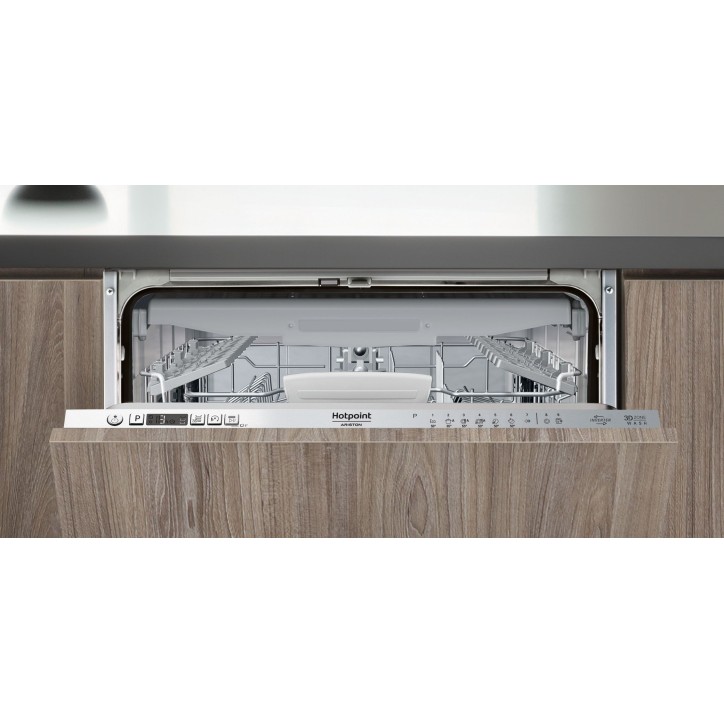Lave-vaisselle tout encastrable HOTPOINT HI5030WEF - 14 couverts - Induction - L60cm - 43 dB - tiroir a couverts