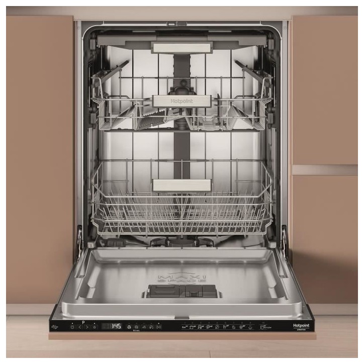 Lave-vaisselle tout encastrable HOTPOINT H7IHP40L - 15 couverts - 40 dB - Classe C - Maxi Space - tiroir a couverts Lave-vaisselle tout encastrable HOTPOINT H7IHP40L - 15 couverts - 40 dB - Classe C - Maxi Space - tiroir a couverts