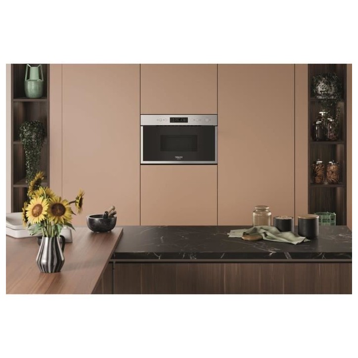 Four micro-ondes encastrable - HOTPOINT - HAM 212O X - Inox - 22 L Four micro-ondes encastrable - HOTPOINT - HAM 212O X - Inox - 22 L