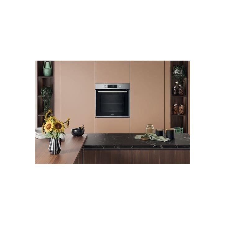 Four encastrable - Pyrolyse hydrolyse - Chaleur tournante - HOTPOINT - HAO5540PX - Inox - 71 L - A++ Four encastrable - Pyrolyse hydrolyse - Chaleur tournante - HOTPOINT - HAO5540PX - Inox - 71 L - A++
