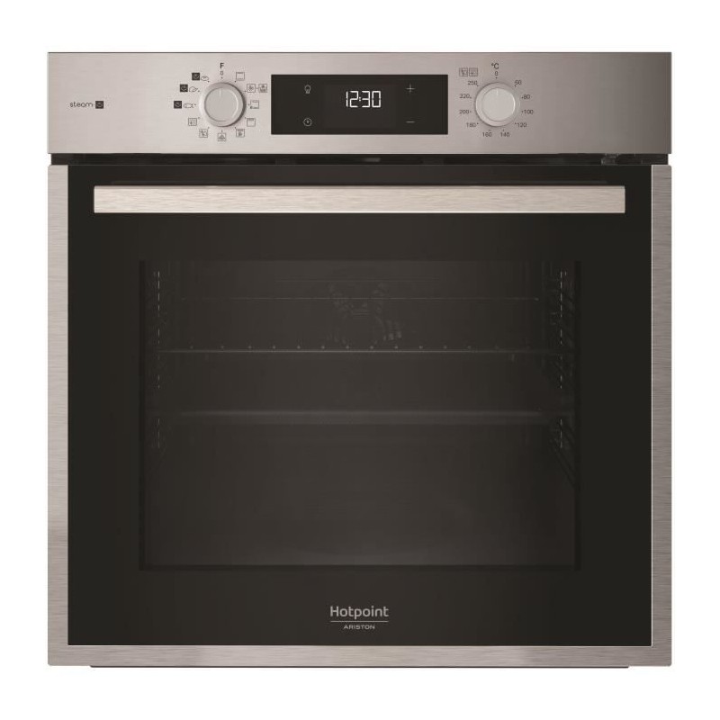 Four encastrable - Pyrolyse hydrolyse - Chaleur pulsée - HOTPOINT - H