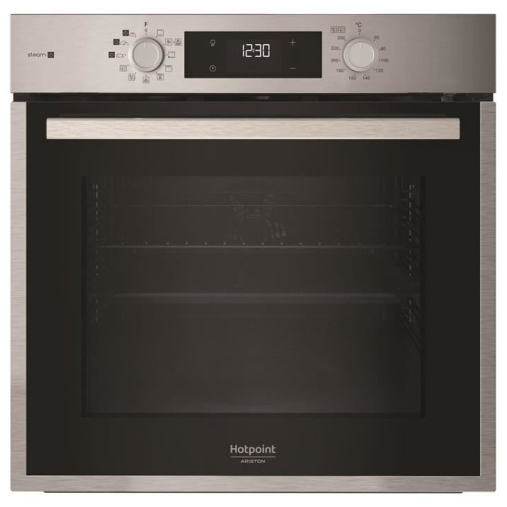 Four encastrable - Pyrolyse hydrolyse - Chaleur pulsée - HOTPOINT - HAO854PSX - Inox - 71 L - A++ Four encastrable - Pyrolyse hydrolyse - Chaleur pulsée - HOTPOINT - HAO854PSX - Inox - 71 L - A++