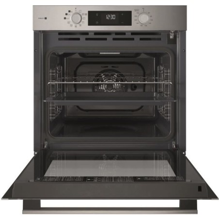 Four encastrable - Pyrolyse hydrolyse - Chaleur pulsée - HOTPOINT - HAO854PSX - Inox - 71 L - A++
