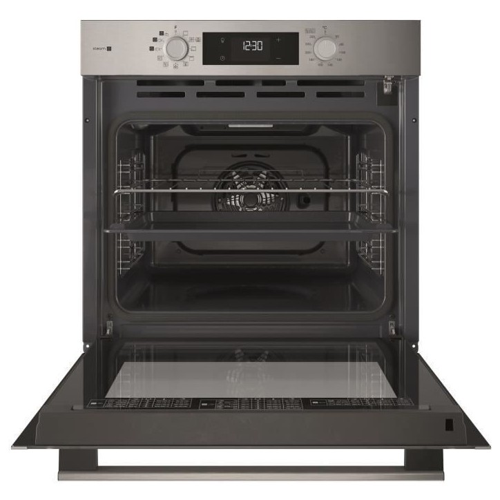 Four encastrable - Pyrolyse hydrolyse - Chaleur pulsée - HOTPOINT - HAO854PSX - Inox - 71 L - A++ Four encastrable - Pyrolyse hydrolyse - Chaleur pulsée - HOTPOINT - HAO854PSX - Inox - 71 L - A++