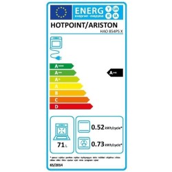 Four encastrable - Pyrolyse hydrolyse - Chaleur pulsée - HOTPOINT - H