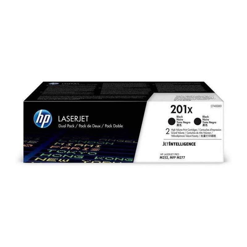 Cartouche d'encre Hp TONER PACK 201X NOIR Cartouche d'encre Hp TONER PACK 201X NOIR