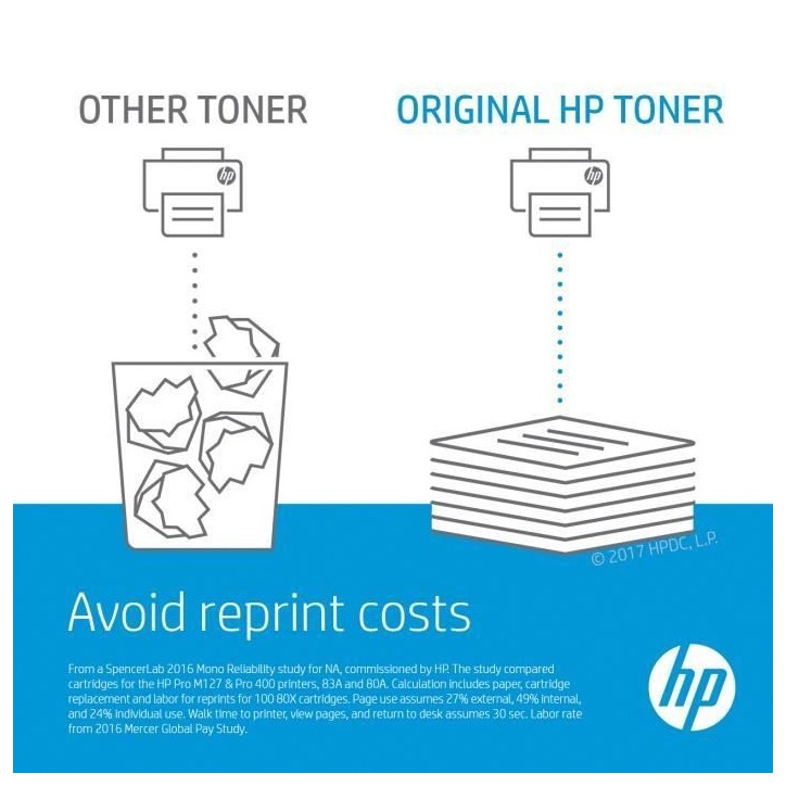 HP 89A Cartouche de toner noire authentique (CF289A) HP 89A Cartouche de toner noire authentique (CF289A)