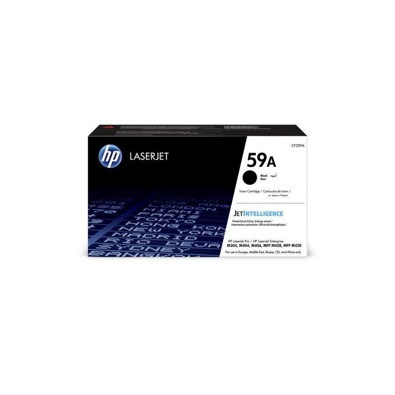 HP 59A Cartouche de toner noir LaserJet authentique (CF259A) pour Lase HP 59A Cartouche de toner noir LaserJet authentique (CF259A) pour Lase