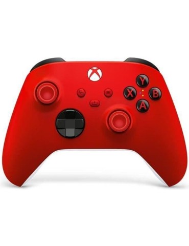 Manette Xbox Series sans fil nouvelle génération – Pulse Red – Rouge – Xbox Series / Xbox One / PC Windows 10 / Android