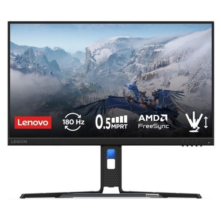 Ecran PC Gamer - LENOVO - 23,8 - FHD - 180Hz - Dalle IPS - 0,5ms - 67CCGAC4EU