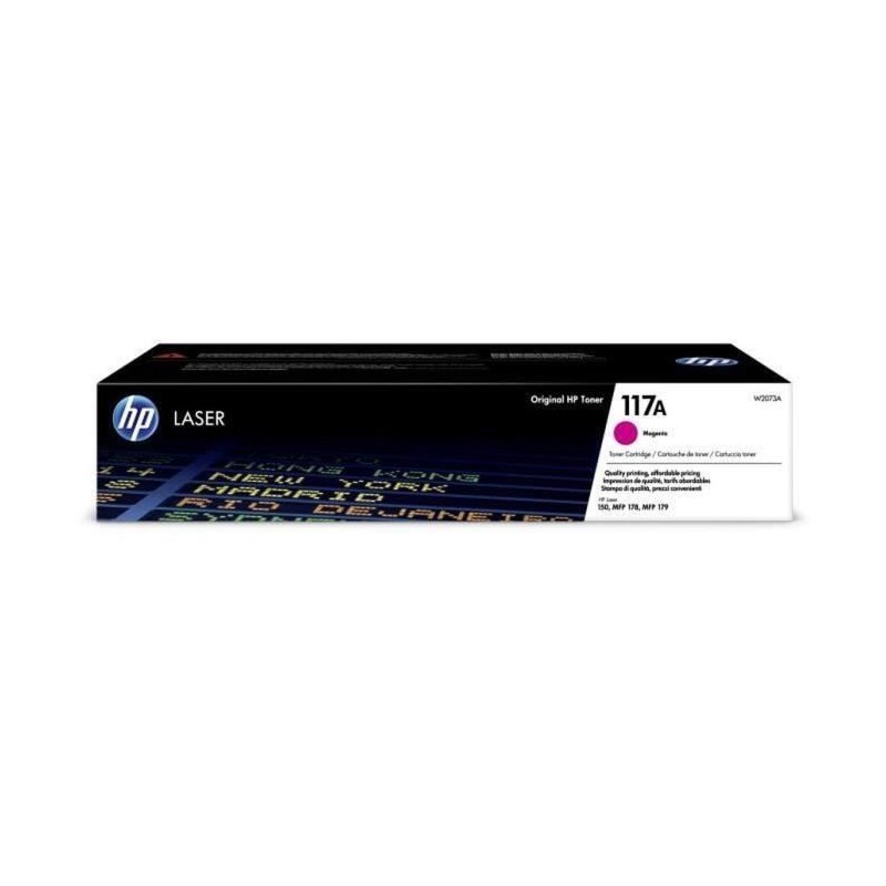 Cartouche de Toner Magenta Authentique HP 117A W2073A - HP Laser 150 / Cartouche de Toner Magenta Authentique HP 117A W2073A - HP Laser 150 /