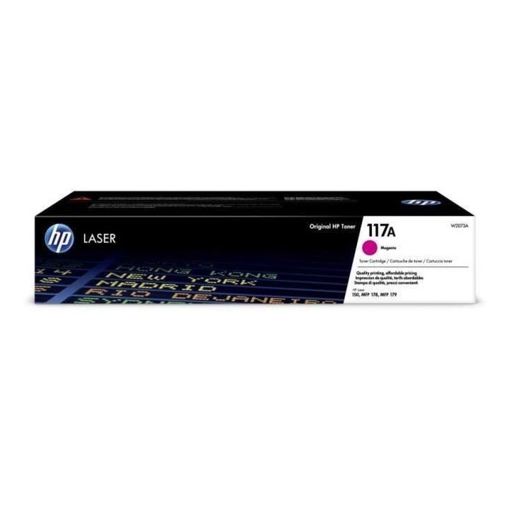 Cartouche de Toner Magenta Authentique HP 117A W2073A - HP Laser 150 / HP Laser MFP 178/179 Cartouche de Toner Magenta Authentique HP 117A W2073A - HP Laser 150 / HP Laser MFP 178/179