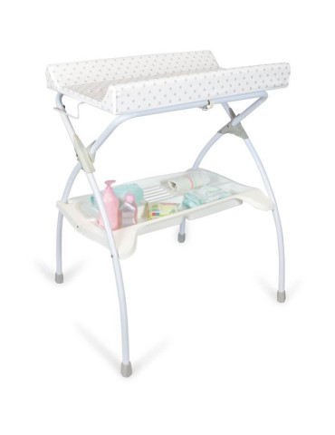 Table a Langer Moon - Babyland - PVC - 80x68x98cm - Etoile Grise - made in Italia