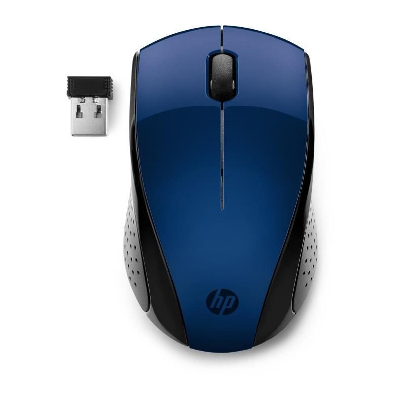 Souris sans fil HP 220 - Bleue lumiere Souris sans fil HP 220 - Bleue lumiere