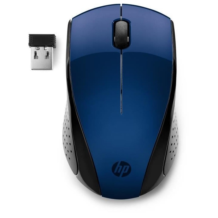 Souris sans fil HP 220 - Bleue lumiere Souris sans fil HP 220 - Bleue lumiere