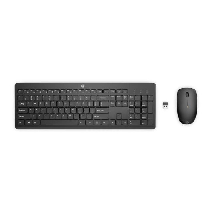 Ensemble Clavier Souris sans fil HP 230 - AZERTY Ensemble Clavier Souris sans fil HP 230 - AZERTY