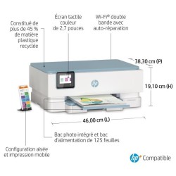 Imprimante tout-en-un HP Envy Inspire 7221e jet d'encre couleur - 3 mo