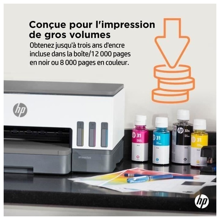 Imprimante tout-en-un HP Smart Tank 7005 couleur a réservoir d'encre Imprimante tout-en-un HP Smart Tank 7005 couleur a réservoir d'encre