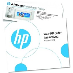 Papier photo glacé HP Avancée - 250 g/m2 - 4 x 12 pouces - 10 feuill