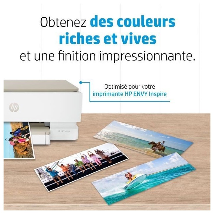 Papier photo glacé HP Avancée - 250 g/m2 - 4 x 12 pouces - 10 feuilles Papier photo glacé HP Avancée - 250 g/m2 - 4 x 12 pouces - 10 feuilles