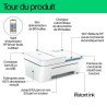 Imprimante tout-en-un HP Deskjet 4222e jet d'encre couleur Copie Scan