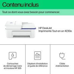 Imprimante tout-en-un HP Deskjet 4230e Jet d'encre couleur Copie Scan