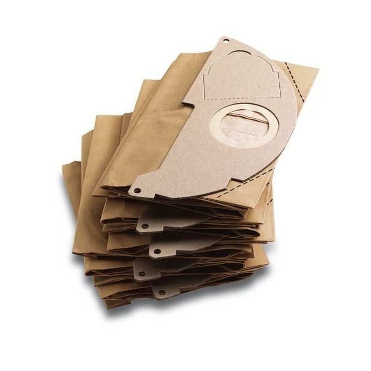 Sachet filtre papier a deux épaisseurs pour KARCHER WD2200 / A2003 / 2004 / 2054Me - paquet de 5 pieces Sachet filtre papier a deux épaisseurs pour KARCHER WD2200 / A2003 / 2004 / 2054Me - paquet de 5 pieces