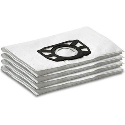 Sachet filtre ouate KARCHER WD 7 - Blanc - Extremement résistant aux