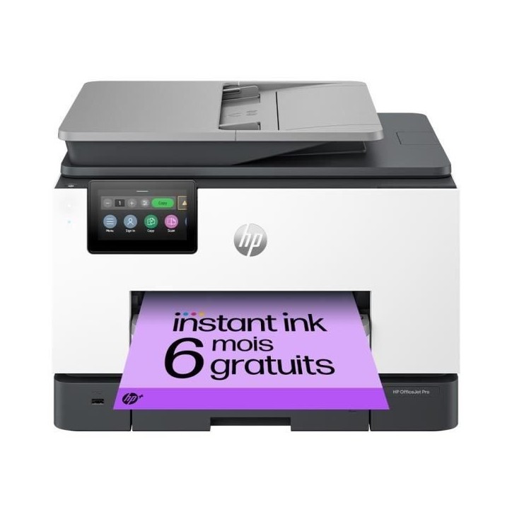 Imprimante HP OfficeJet Pro 9135e Tout-en-un Couleur Recto Verso, 6 mois Instant Ink inclus avec HP+ Imprimante HP OfficeJet Pro 9135e Tout-en-un Couleur Recto Verso, 6 mois Instant Ink inclus avec HP+