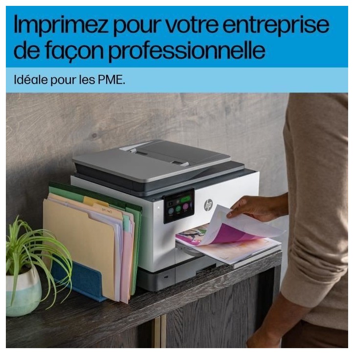 Imprimante HP OfficeJet Pro 9135e Tout-en-un Couleur Recto Verso, 6 mois Instant Ink inclus avec HP+ Imprimante HP OfficeJet Pro 9135e Tout-en-un Couleur Recto Verso, 6 mois Instant Ink inclus avec HP+