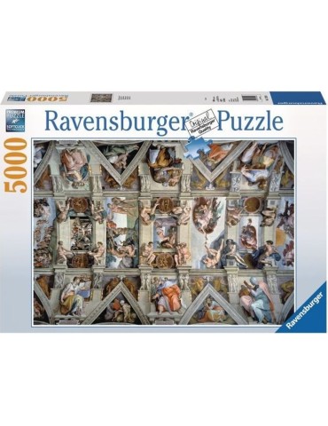Puzzle Adulte 5000 p - Chapelle Sixtine - Ravensburger - Architecture et monument - Multicolore