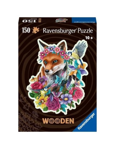 Puzzle en bois Renard coloré - 150 pieces - Ravensburger