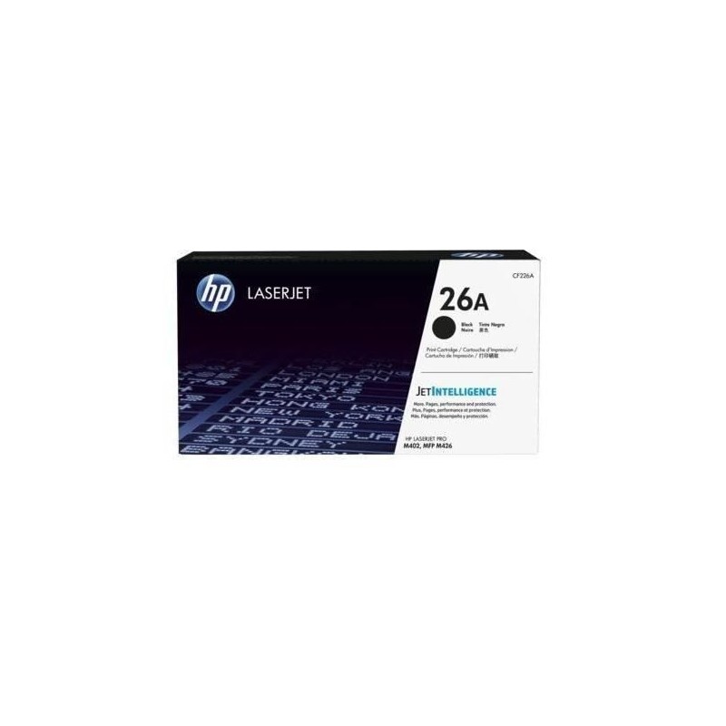 Cartouche de toner noir HP 26A authentique pour HP LaserJet Pro M402/M Cartouche de toner noir HP 26A authentique pour HP LaserJet Pro M402/M