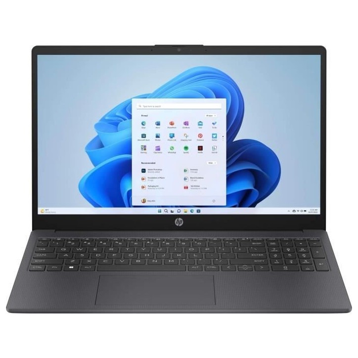 PC Portable HP 15-fd0064nf - Windows 11 - 15,6 FHD - Core i3-N305 - RAM 8Go - Stockage 256Go SSD - AZERTY PC Portable HP 15-fd0064nf - Windows 11 - 15,6 FHD - Core i3-N305 - RAM 8Go - Stockage 256Go SSD - AZERTY