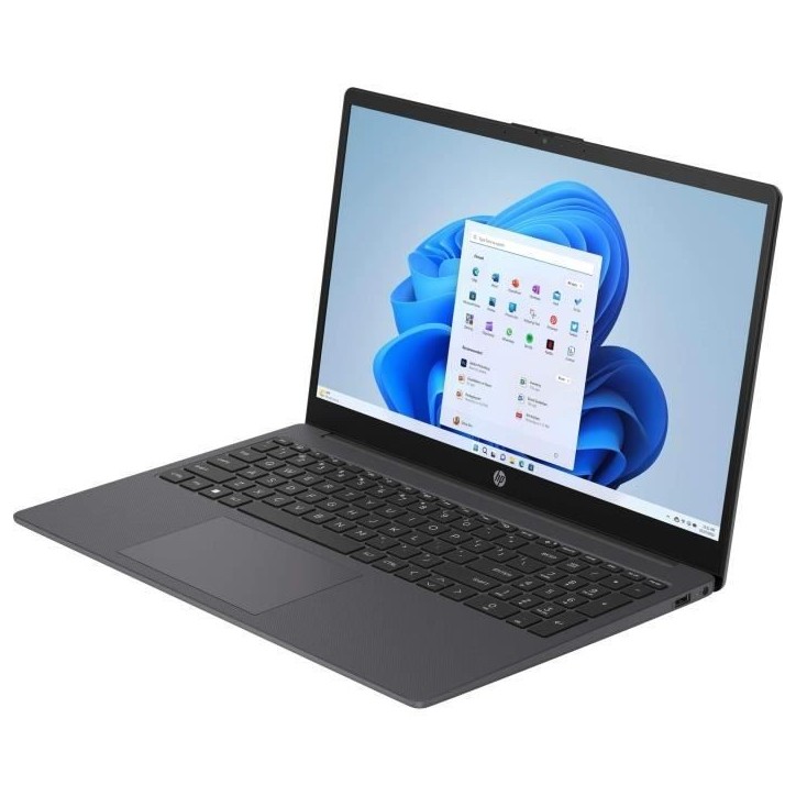 PC Portable HP 15-fd0064nf - Windows 11 - 15,6 FHD - Core i3-N305 - RAM 8Go - Stockage 256Go SSD - AZERTY PC Portable HP 15-fd0064nf - Windows 11 - 15,6 FHD - Core i3-N305 - RAM 8Go - Stockage 256Go SSD - AZERTY