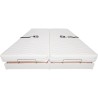 Ensemble relaxation matelas + sommiers électriques 2x90x200 - Mousse