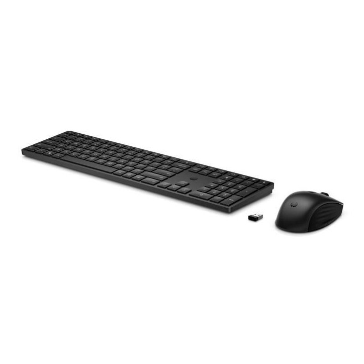 Ensemble Clavier Souris sans fil HP 650 - AZERTY - Noir Ensemble Clavier Souris sans fil HP 650 - AZERTY - Noir