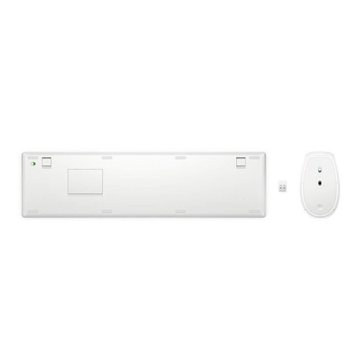 Ensemble Clavier Souris sans fil HP 650 - AZERTY - Blanc Ensemble Clavier Souris sans fil HP 650 - AZERTY - Blanc