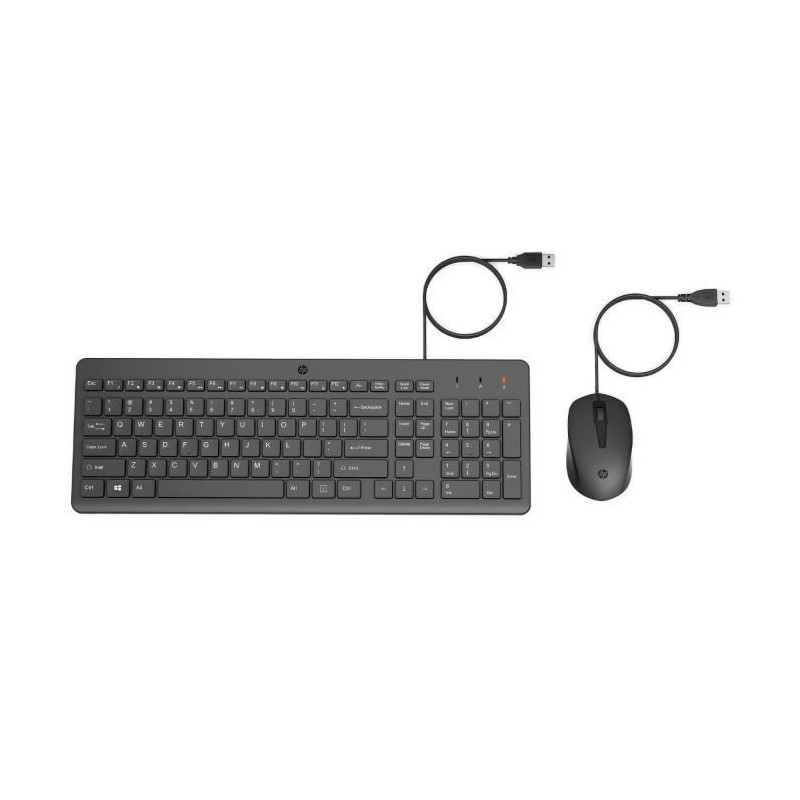 Ensemble Clavier Souris filaires HP 150 - AZERTY