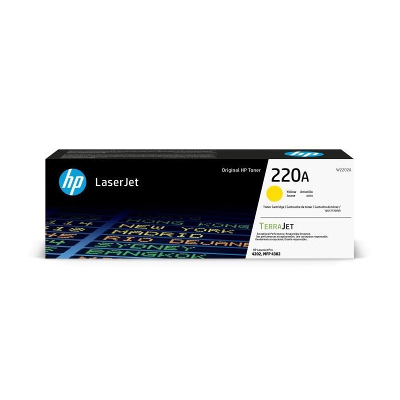 Cartouche de Toner - HP - 220A - Jaune - Compatible LaserJet Pro 4202/ Cartouche de Toner - HP - 220A - Jaune - Compatible LaserJet Pro 4202/